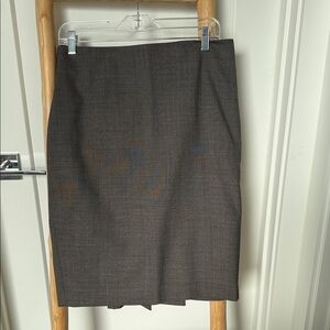 Ann Taylor Brown Pencil Skirt